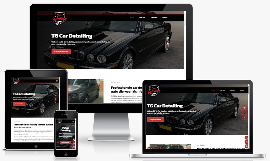Website laten maken Aslan Webtech door TG Car Detailing WEBP
