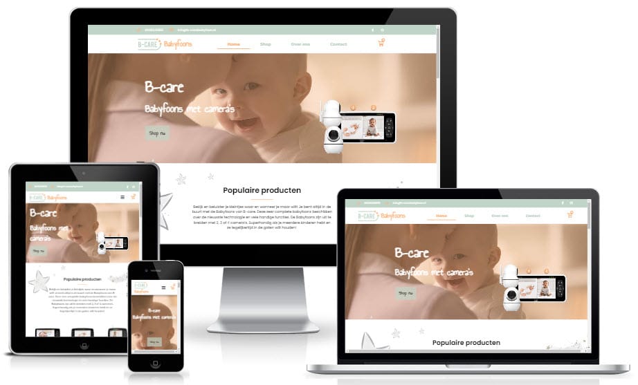 Website laten maken Aslan Webtech B-care Babyfoon