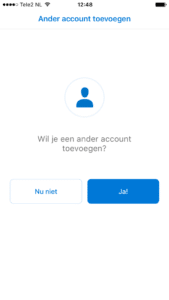 E-mail toevoegen aan Outlook app