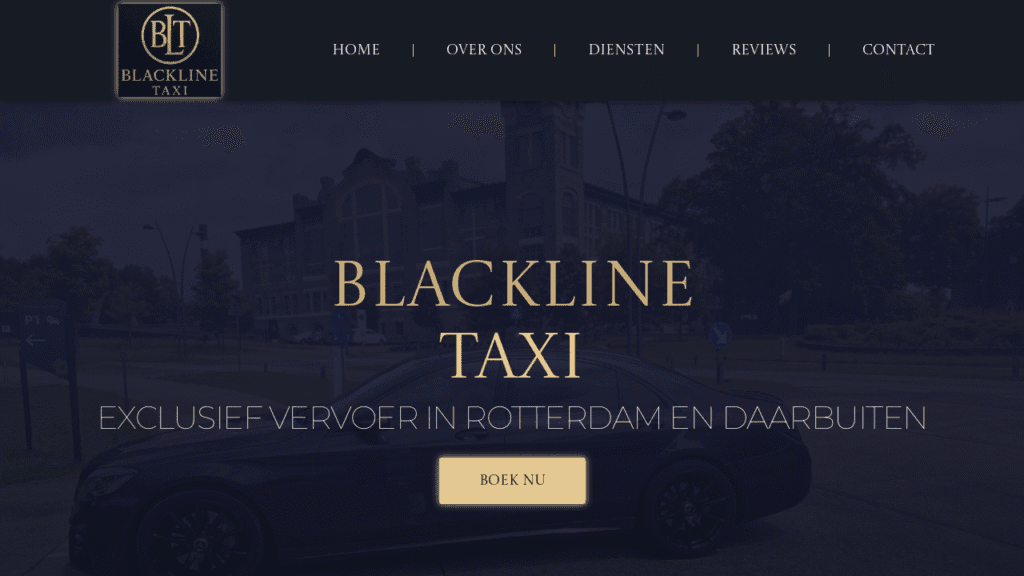 Website laten maken Aslan Webtech Blackline Taxi