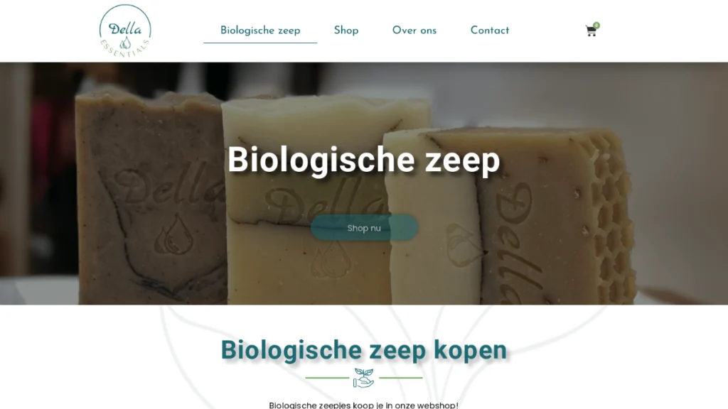 2026 Della Essentials website laten maken Aslan Webtech