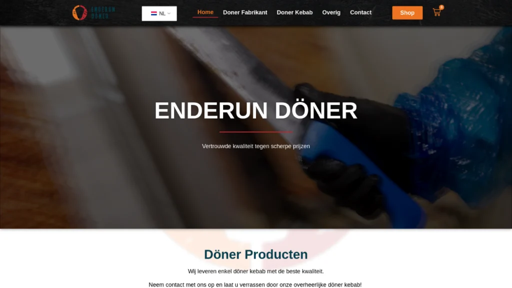 2026 Enderun Doner website laten maken Aslan Webtech