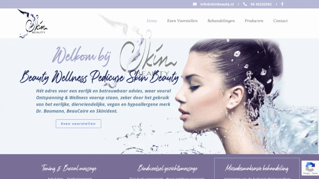 2026 SkinBeauty website laten maken Aslan Webtech
