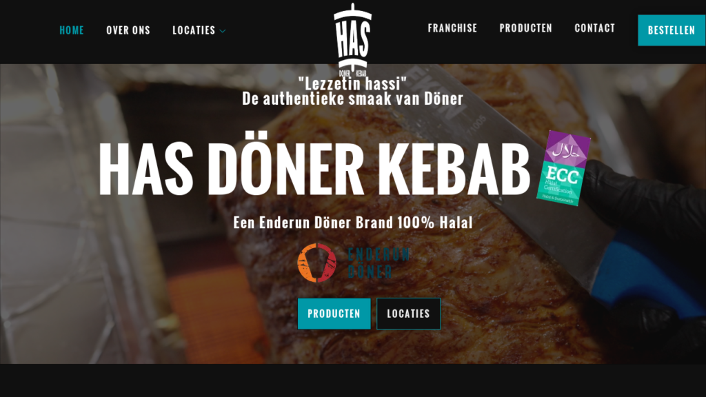 Has Doner website laten maken Aslan Webtech WEBP