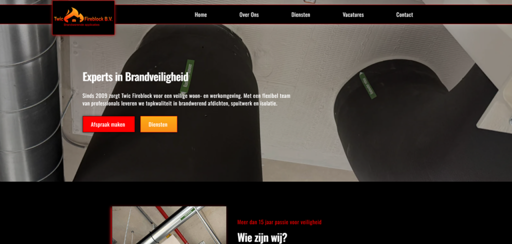 Website laten maken door Aslan Webtech Twic Fireblock WEBP