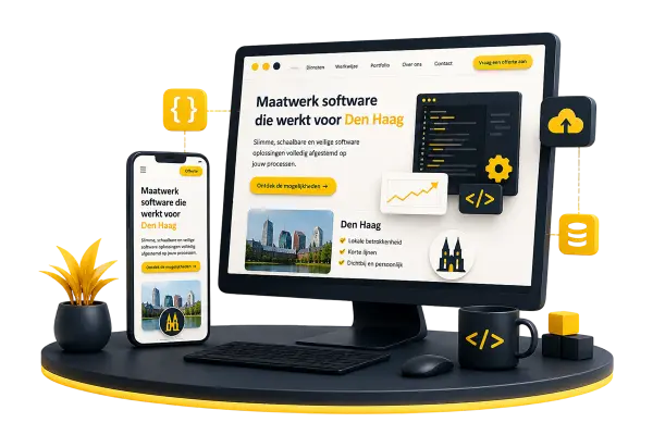 2 screens website laten maken Den Haag