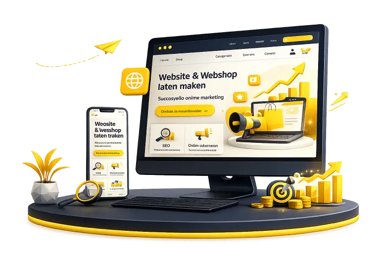 Computer en mobiel voorbeeld Aslan Webtech