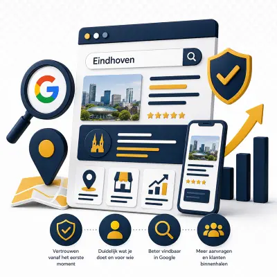 Icons wat kost een website laten maken in Eindhoven