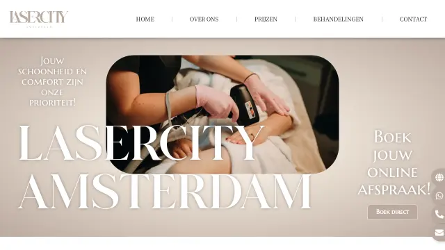 website voorbeeld permanent laseren