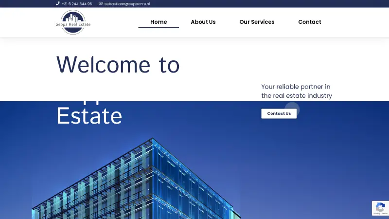 website voorbeeld real estate