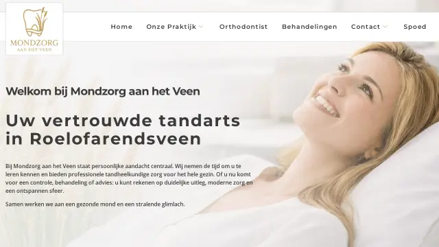 website voorbeeld tandarts