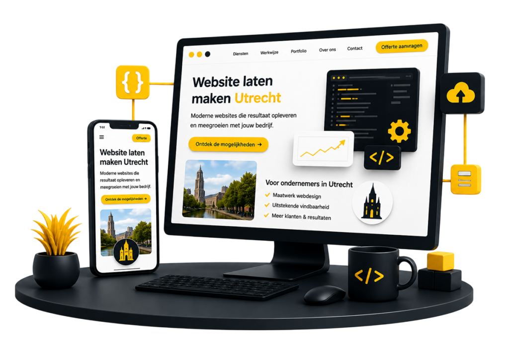 2 screens website laten maken Utrecht