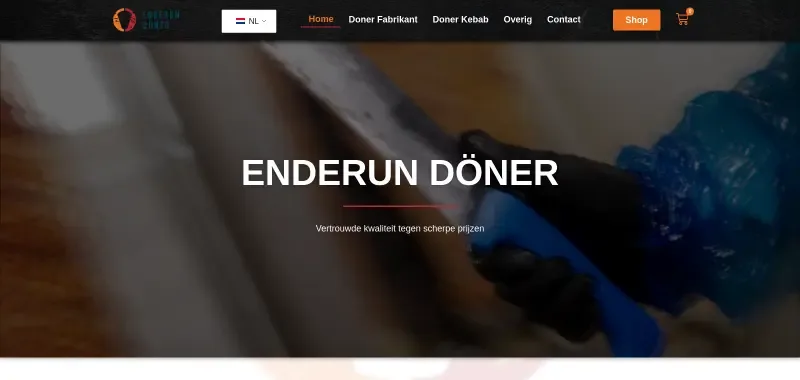 voorbeeld website doner fabriek