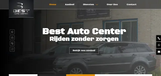 website voorbeeld autobedrijf