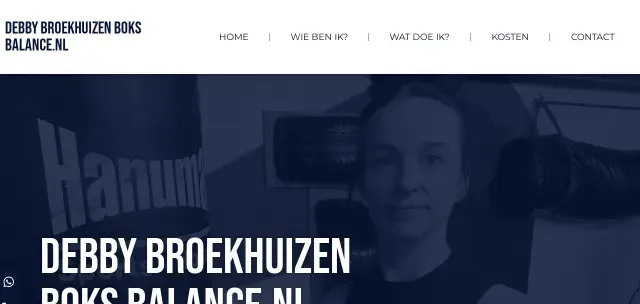 website voorbeeld bokstherapie