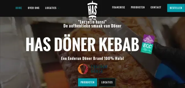 website voorbeeld doner keten